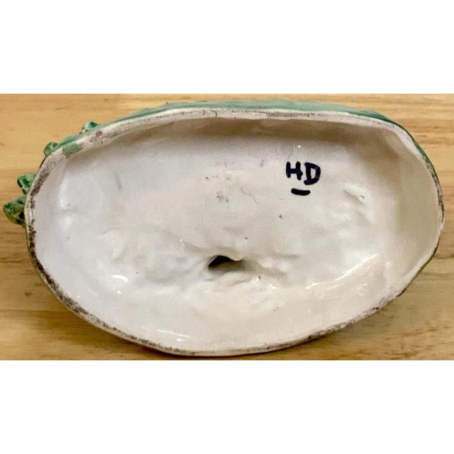 Staffordshire 19th Century Staffordshire Pearlware Bocage Pack of Red Spaniel Puppies/ Sheep For Sale - Image 4 of 9