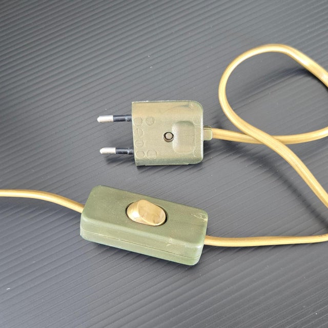 Vintage Amphorus Lamp in Ceramic and Gilt Brass, 1970s For Sale - Image 10 of 13