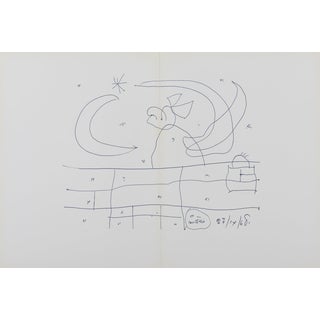 Joan Miro, Tapis de Tarragona X, Lithograph For Sale