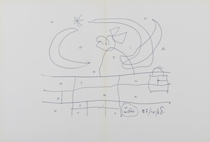 Joan Miro, Tapis de Tarragona X, Lithograph
