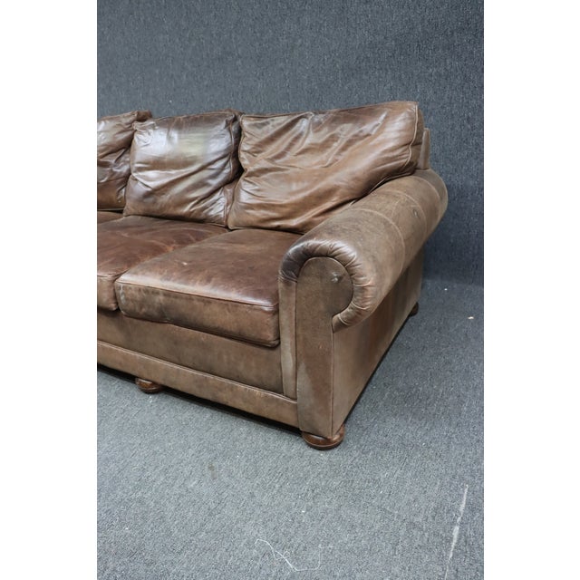 Stickley Craftsman Leather Sofa Chairish