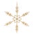 Elevate your holiday decor with the exquisite Gold Beaded Metal Snowflake Ornament Set. This stunning collection features...