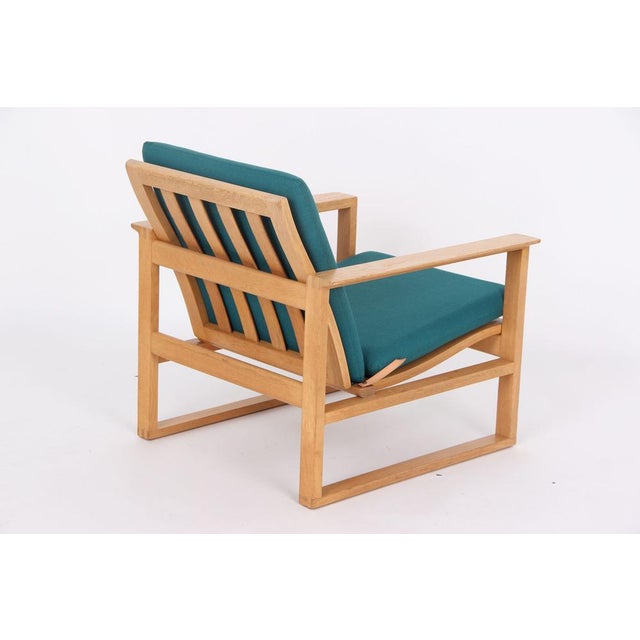 Model 2256 Lounge Chairs in Oak and Fabric by Børge Mogensen for Fredericia, Set of 2 For Sale - Image 15 of 18