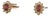 Natural Sapphire Diamond Stud Earrings 14k W Gold 0.90 TCW Certified For Sale