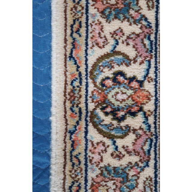 Late 20th Century Karastan 100% Wool Oriental Floral Palmette Animal 738 Area Rug Mat 4' X 2' For Sale - Image 5 of 14