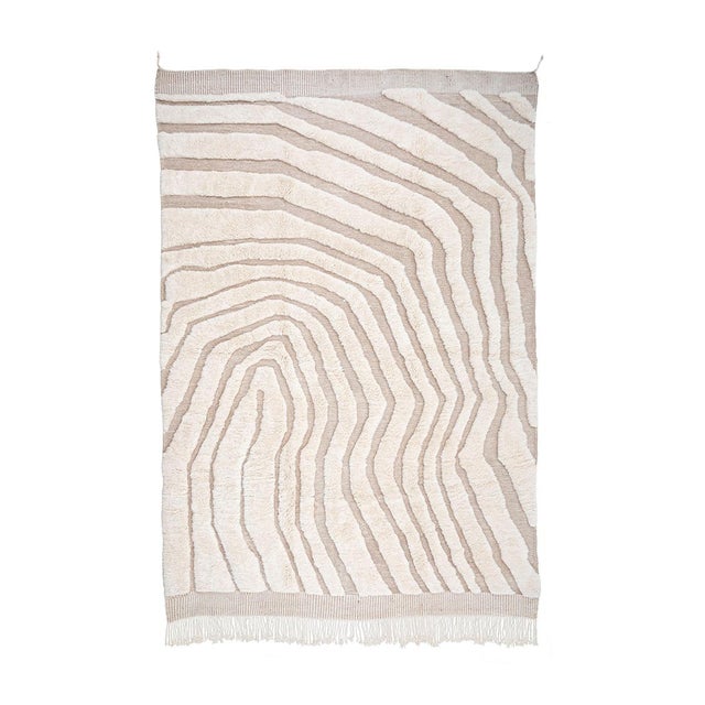 Hand-Knotted Wool Rug by Azele Studio For Sale - Image 10 of 10