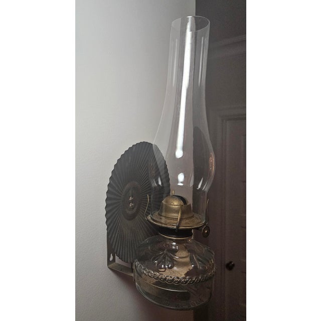 Late 19th Century Late 19th Century Eagle Reflective Wall Lamp With Wall Mount and Reflector For Sale - Image 5 of 14