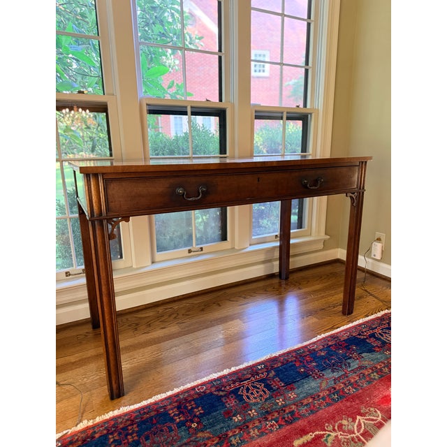 Grand Scale Antique Georgian Library Table For Sale - Image 17 of 17