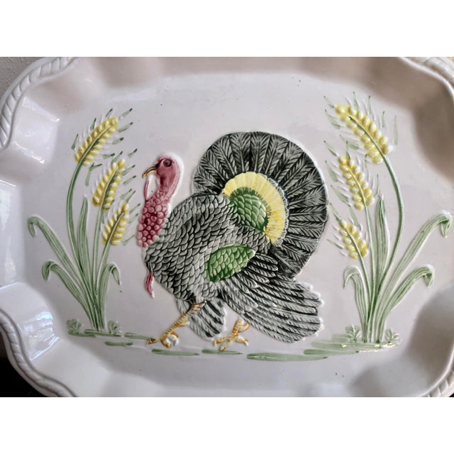 California Pottery Turkey Platter Thanksgiving For Sale In Fayetteville, AR - Image 6 of 15