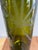 Contemporary Olive Leaf Design Organic Modern Hand Cut Cylinder Vase With With Artist Mark For Sale - Image 3 of 7