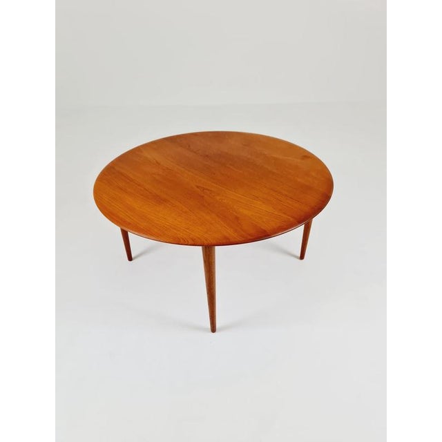 Brown Danish Teak Coffee Table by Peter Hvidt & Orla Mølgaard for France and Son, 1960s For Sale - Image 8 of 18