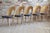 This set of ten vintage dining chairs was designed by Czech designer Antonin uman in the 1960s. The chairs have been...