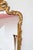 Wood French Baroque Style Gold Leaf Gilt Wood Mirror, 1950s For Sale - Image 7 of 9