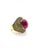 Bochic “Orient” Vintage Ruby & Yellow Sapphire Ring Set In 18K Gold & Silver For Sale - Image 13 of 14