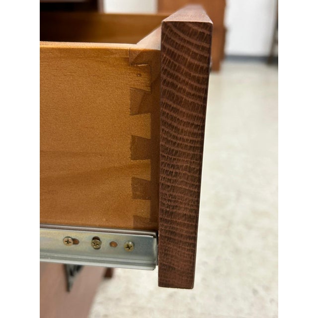 Mission Quarter Sawn Oak File Cabinet - For Sale - Image 4 of 11