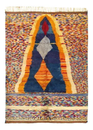1970s Vintage Hand Knotted Rug