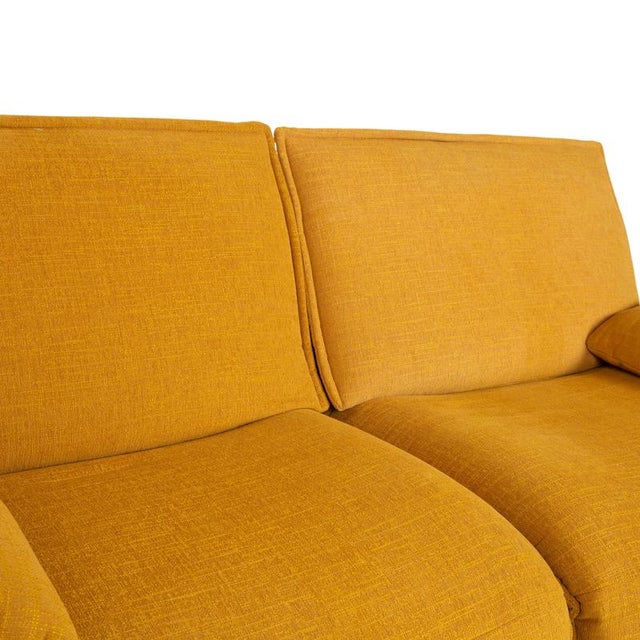 Yellow Gold Fabric Free Motion Edit 2 Two-Seater Sofa with Electric Function from Koinor For Sale - Image 9 of 18