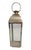 Pair of Vintage Hollywood Regency Style Polished Nickel & Brass Large Floor Lanterns For Sale In West Palm - Image 6 of 12