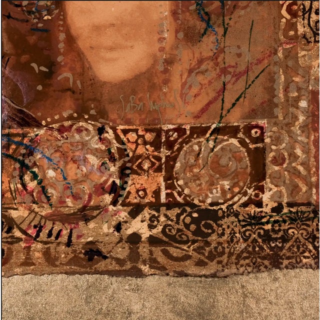 2006 Csaba Markus "Paris Love" Hand Signed Numbered l.e. 6/225 Wood Framed and Matted Serigraph For Sale - Image 4 of 6