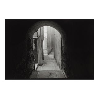 1990s Eric Weller Stone Arch Passageway Photograph For Sale