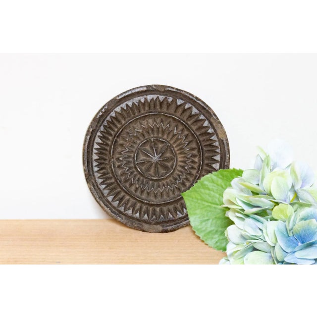 Vintage Floral Carved Plate For Sale In Los Angeles - Image 6 of 6