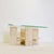 Brutalist Glass and Travertine Coffee Table from Willy Ballez, 1970s For Sale - Image 3 of 13