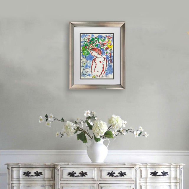 Marc Chagall (1887–1985) Original Limited Edition Lithograph Printed by Mourlot Frères, Paris, 1972 Professionally Museum...
