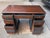 Vintage Pedestal Horseshoe Desk Botanical Collection For Sale - Image 16 of 18