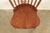 Wood L. & J. G. Stickley American Colonial Solid Cherry Wood Spindle Back Windsor Side Chairs or Dining Chairs, Pair For Sale - Image 7 of 16