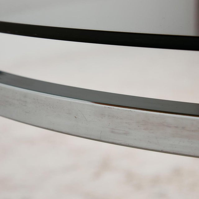 Chrome and Glass Coffee Table For Sale - Image 4 of 17
