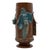 Art Deco Erté, Fantasy, Cold Painted Bronze Vase, Signed Edition of 275, Art Deco, 1985 For Sale - Image 3 of 7