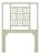 Finn Headboard Twin - Celery Green For Sale