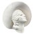 1930s 1930s Large Art Deco Hat Lady Bust White Ceramic Planter by Royal Haeger For Sale - Image 5 of 9