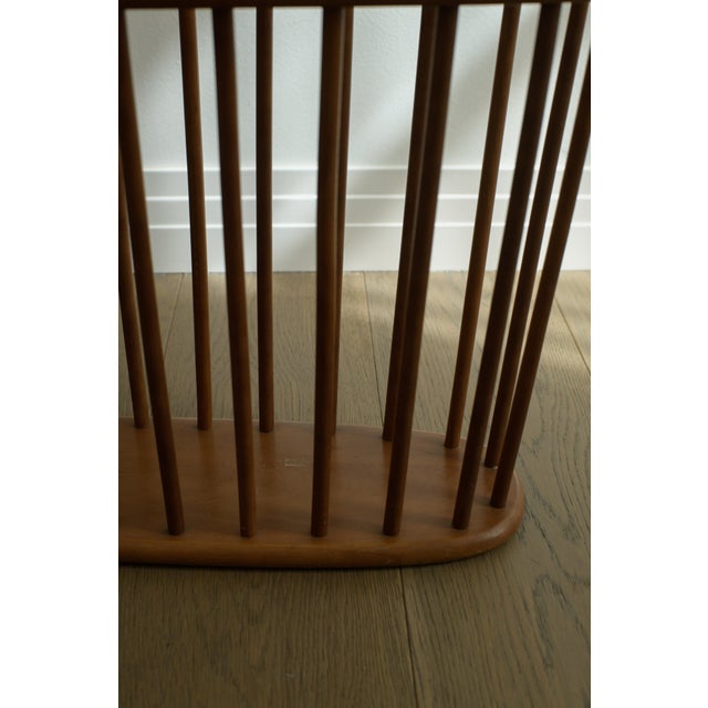 Arthur Umanoff Mid Century Modern Walnut Magazine Rack by Arthur Umanoff For Sale - Image 4 of 13