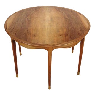 Large Mid-Century Modern Coffee Table in Walnut attributed to Ole Wanscher, 1950s For Sale