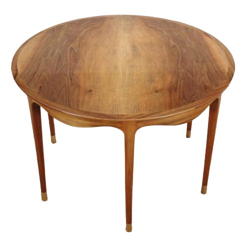 Large Mid-Century Modern Coffee Table in Walnut attributed to Ole Wanscher, 1950s For Sale