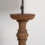 1970s 1970-1979 France Rich Walnut Brown Turned Walnut Floor Lamp For Sale - Image 5 of 11