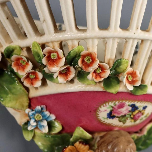 Ceramic Porcelain Wall Planters, Set of 2 For Sale - Image 7 of 10