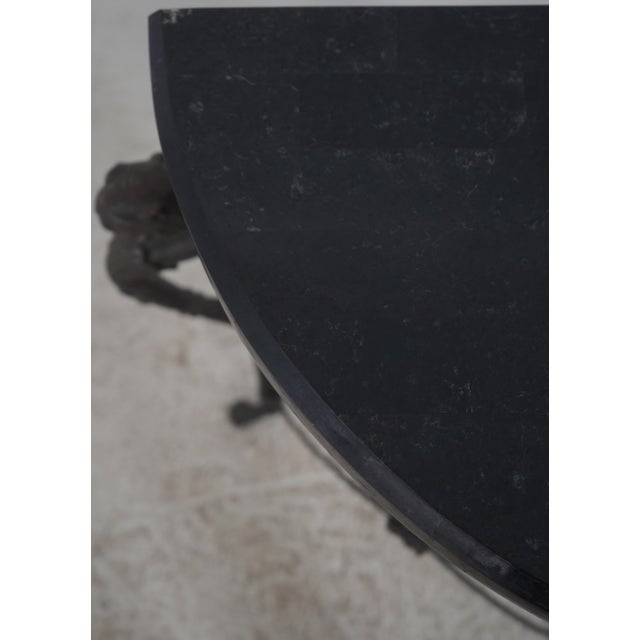 Maitland Smith Bronze Base Marble Top Console Table For Sale In Philadelphia - Image 6 of 16