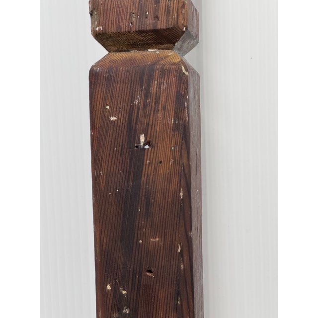 Antique Structural Single Bed Frame Post For Sale In San Francisco - Image 6 of 12