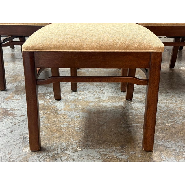 Bernhardt Furniture High Back Dining Chairs, Set of Six For Sale - Image 10 of 12