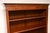 Brown Antique Victorian Walnut Open Bookcase, 1950s For Sale - Image 8 of 11