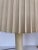 Paint 1980s Enamel Ivory Table Lamp With Original Pleated Shade - A Pair For Sale - Image 7 of 9