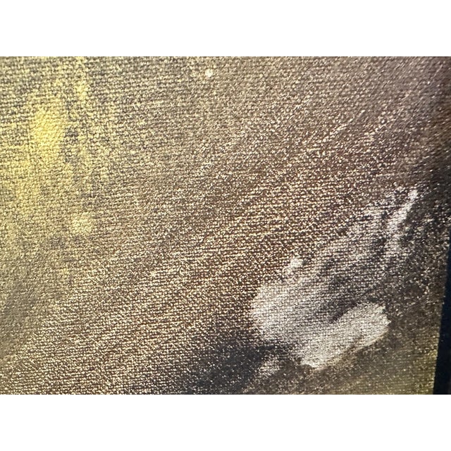 Tim Atmar Signed Original Modern Yellow Ethereal Bird Framed Oil Painting For Sale In Chicago - Image 6 of 10