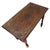 Brown Elm Side Table with Celtic Carvings For Sale - Image 8 of 8