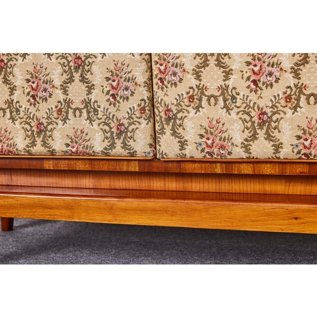 Art Deco Cherrywood and Tapestry Wardrobe attributed to Josef Frank, Austria, 1930s For Sale - Image 11 of 18