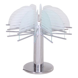 Mid-Century Table Lamp attributed to Kamenický Šenov, 1950s For Sale