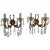 Mid-Century Italian Bronze & Crystal Sconces, 1950s, Set of 2 For Sale - Image 10 of 10