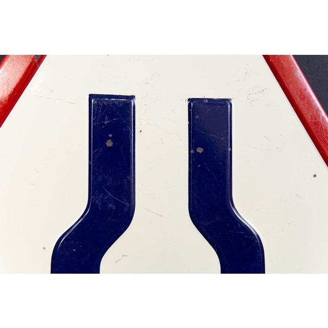 Street Sign in Sheet Metal from Vitracier/Neuhaus For Sale - Image 5 of 9