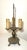 Up for sale is a very nice quality antique Art Deco cast iron candelabra style table lamp. It's beautifully cast out of...